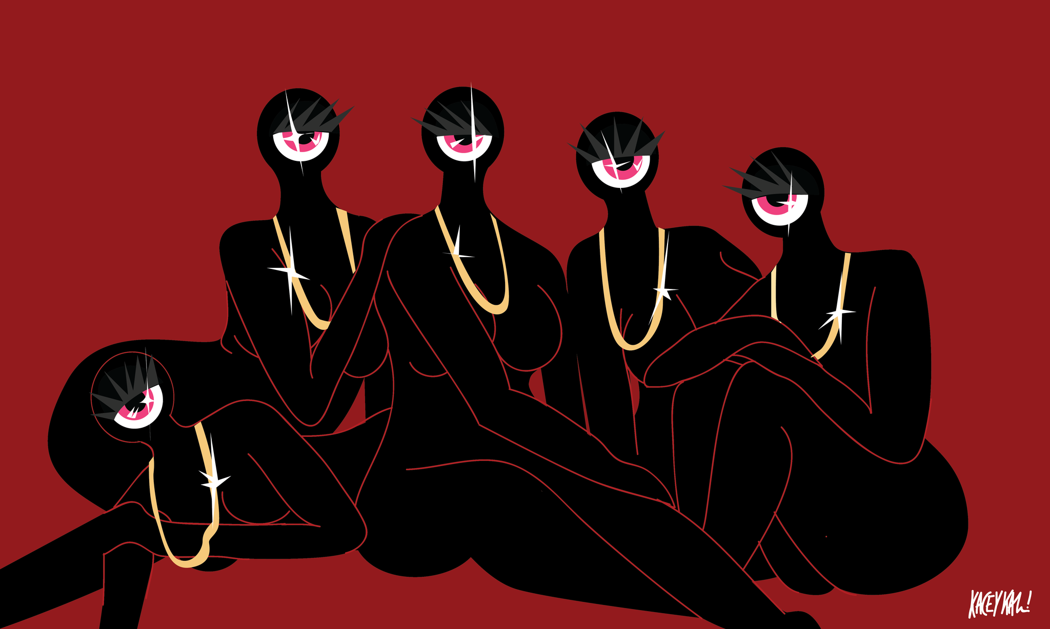 Pop colours, process and the ever-present eye