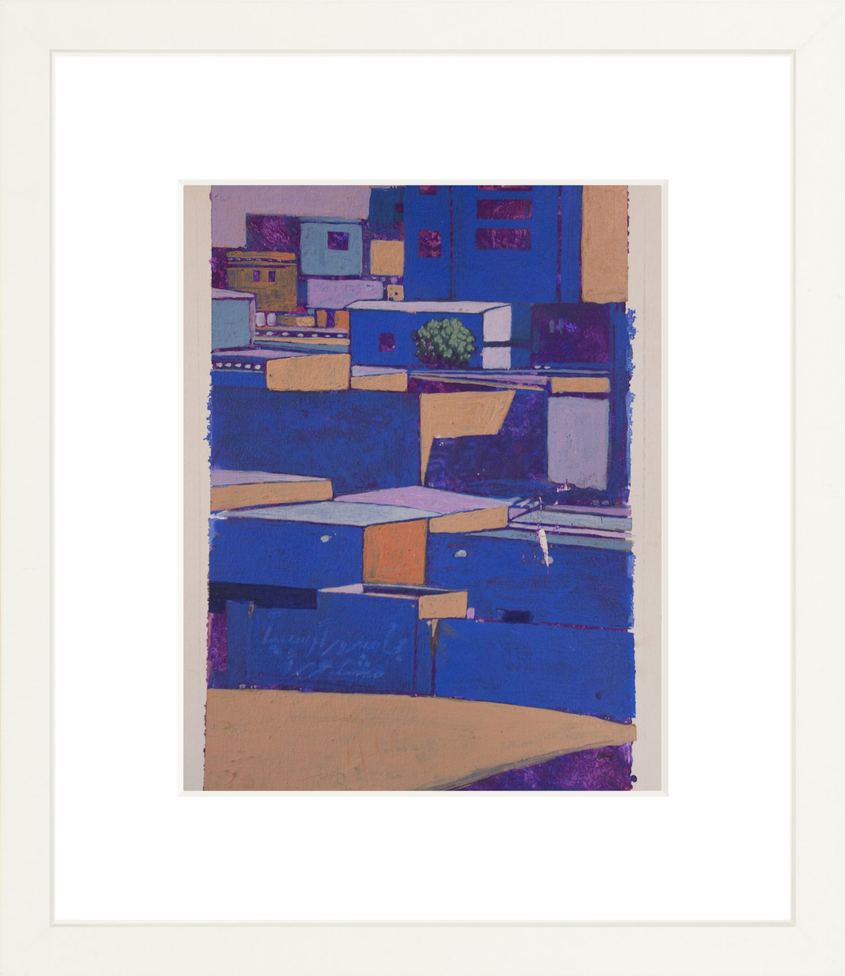 Cityscape with Neem Trees no.5