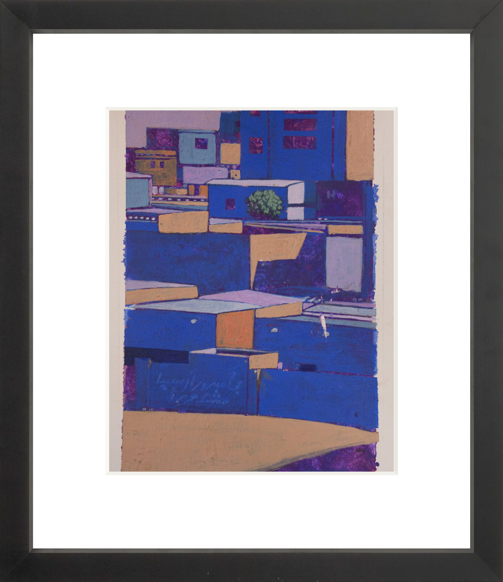 Cityscape with Neem Trees no.5