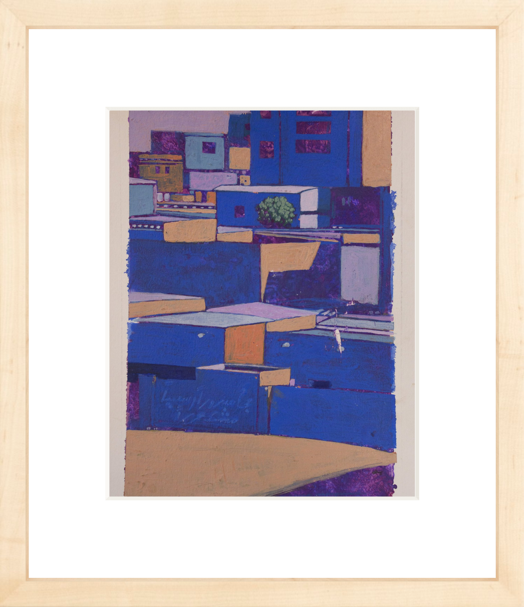 Cityscape with Neem Trees no.5